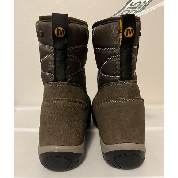 Merrell Jungle Moc Quilted Boots Opti Warm 200 Gram Insulation Kids 5 - Picture 5 of 12